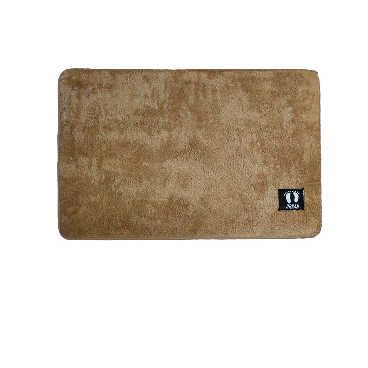 Asha Anti Slip Polyester Bath Mat 50 x 80 cm Brown